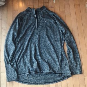 Grey go-dry active wear sweatshirt